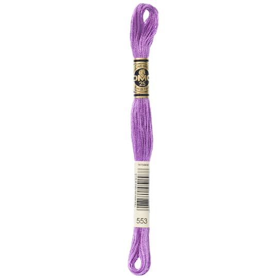 Dmc® 6 Strand Embroidery Floss, Group 5 in 553 Violet | Michaels®
